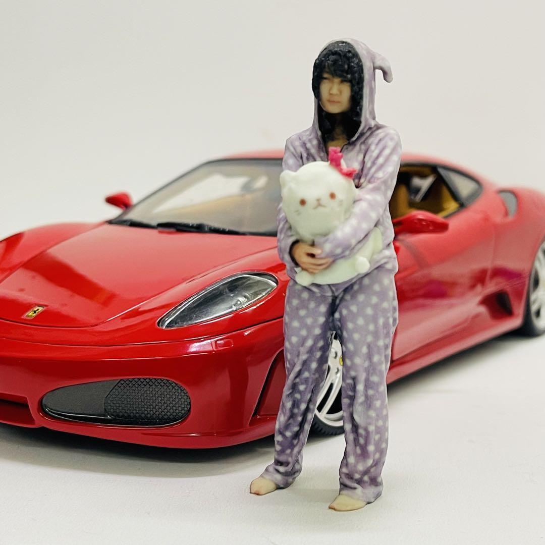 完成品　1/48 JKNJ フィギュア　ミニカーに　1/64より大　ジオラマに 完成品 1⁄18 JKNJ フィギュア ミニカーに 1⁄64より大 女子高生 リアル