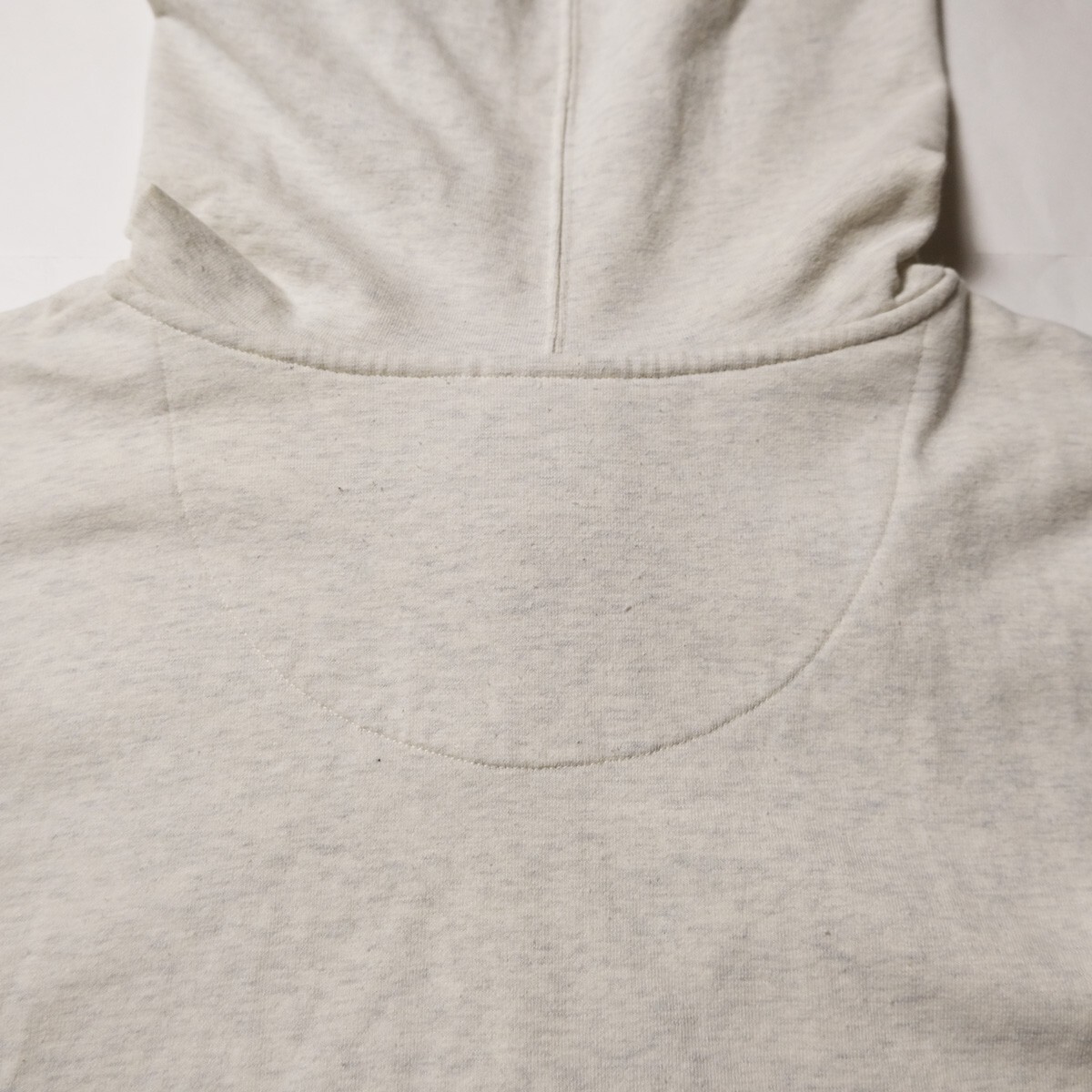 90's LLビーン ソリッドカラー ヘンリーネック スウェット パーカー (L) 無地 ストレッチ L.L.Bean 90年代 旧タグ オールド スエット