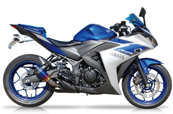 YZF-R25 15-17年 マーベリック OVER チタン スリップオン MAVERICK ◆返品対応します！ ●80サイズ T070504D T11G 276_画像9