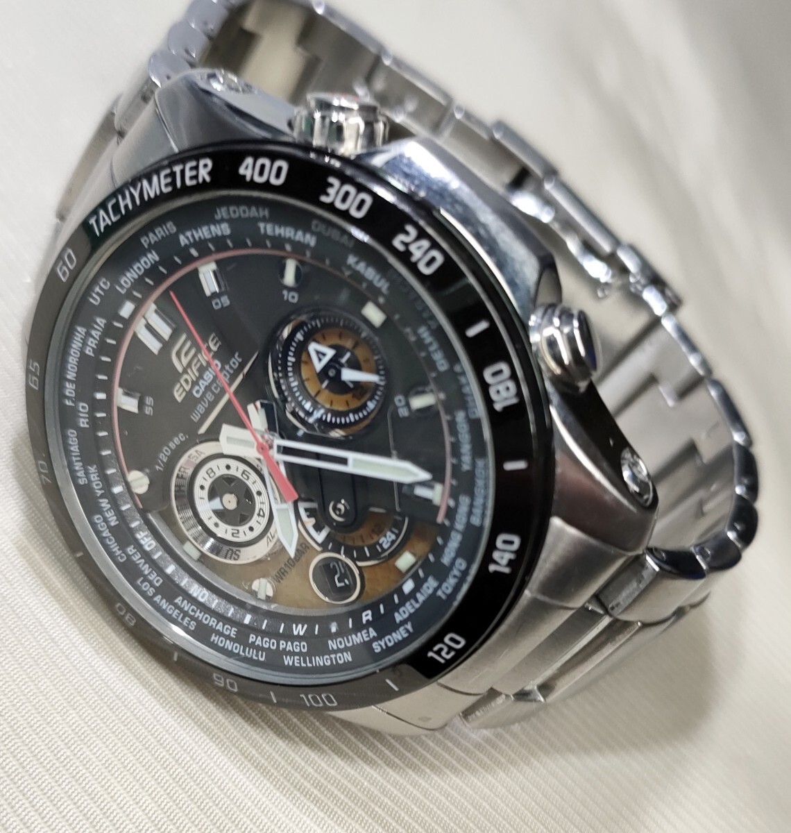稼働品 CASIO EDIFICE EQW-M1000D 定価42 000円 電波ソーラー 稼働品 CASIO EDIFICE EQW-M1000D 定価42 000円 電波ソーラー