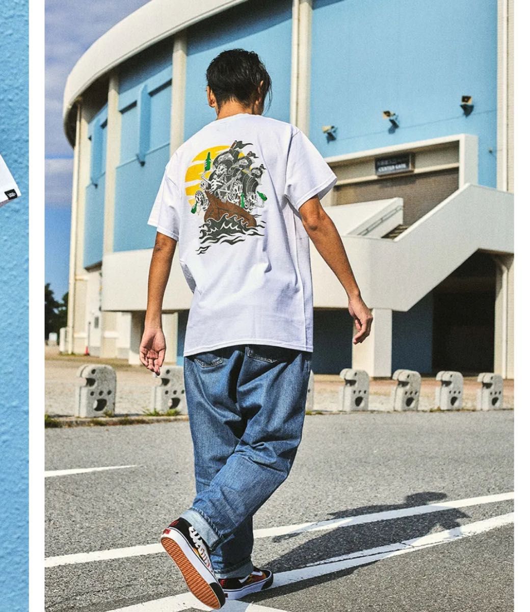 ELLEGARDEN X VANSコラボ Tシャツ ホワイト エルレガーデン L ELLEGARDEN X VANSコラボ Tシャツ ホワイト エルレガーデン L