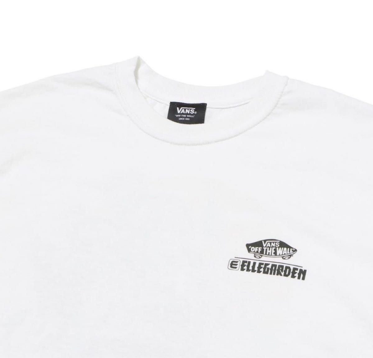 ELLEGARDEN X VANSコラボ Tシャツ ホワイト エルレガーデン L ELLEGARDEN X VANSコラボ Tシャツ ホワイト エルレガーデン L