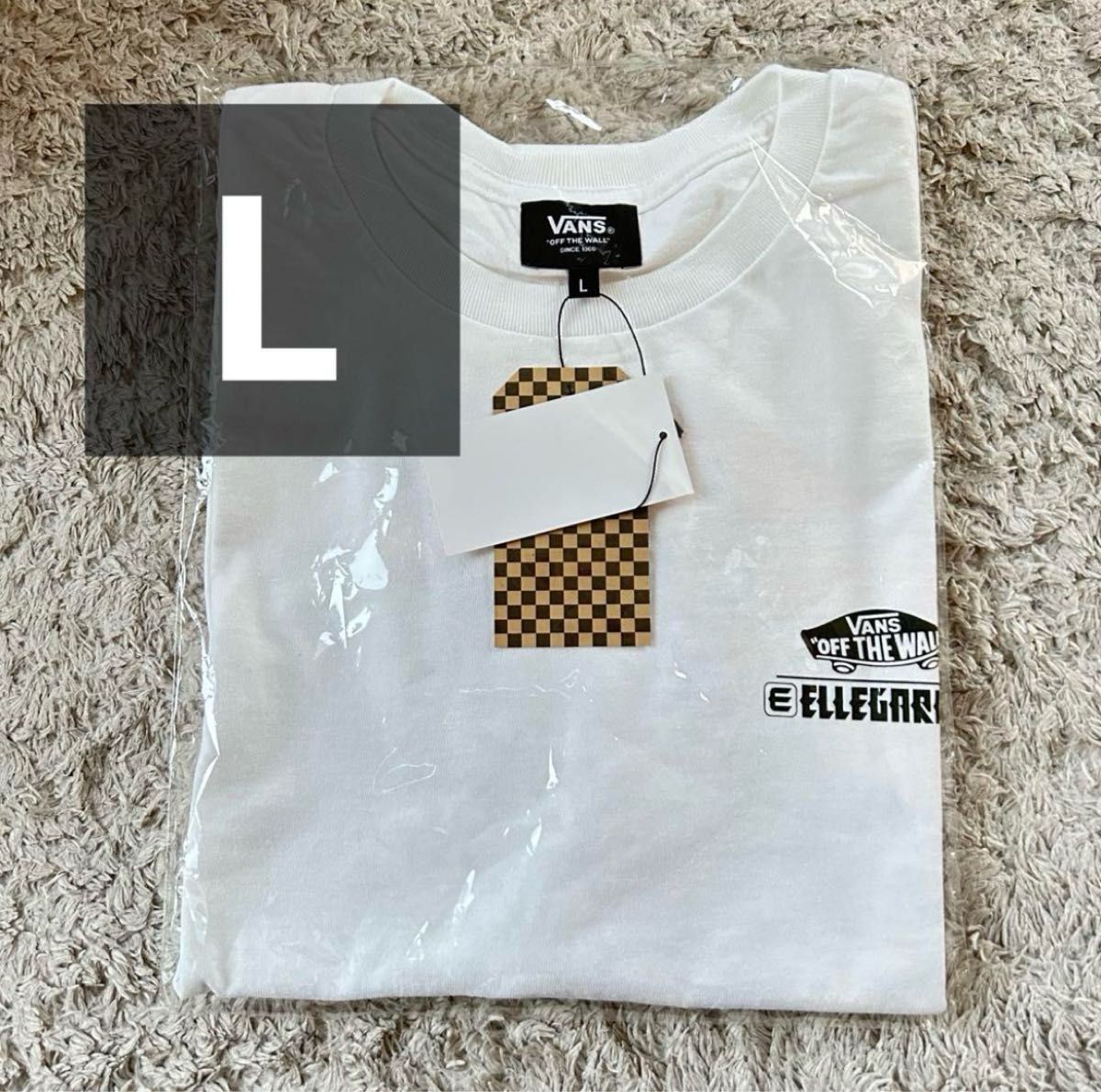 ELLEGARDEN X VANSコラボ Tシャツ ホワイト エルレガーデン L ELLEGARDEN X VANSコラボ Tシャツ ホワイト エルレガーデン L