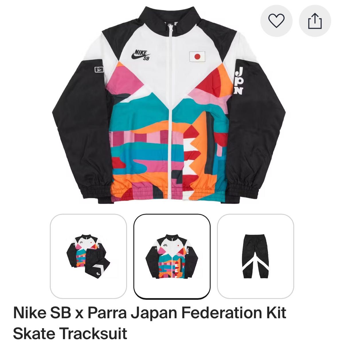新品 Nike SB x Parra Japan Federation Skate Tracksuit 新品 Nike SB x Parra Japan Federation Skate Tracksuit