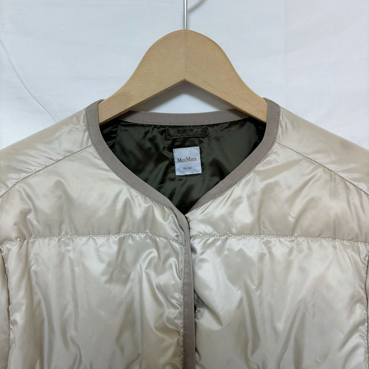 美品 底値 MAXMARA THE CUBE マックスマーラ キューブ ダウン 美品 底値 MAXMARA THE CUBE マックスマーラ キューブ ダウン