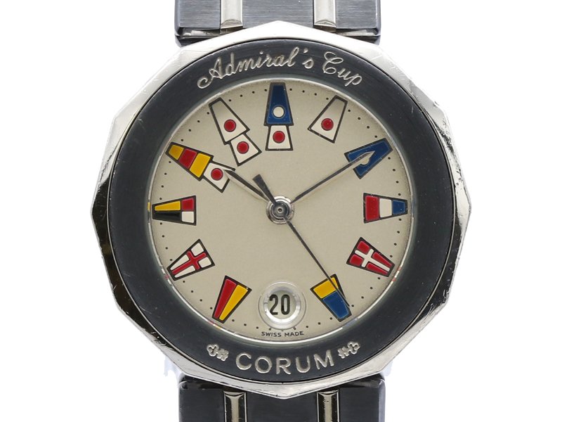 コルム CORUM 】 腕時計 39610.30V50 アドミラルズカップ SS ガン