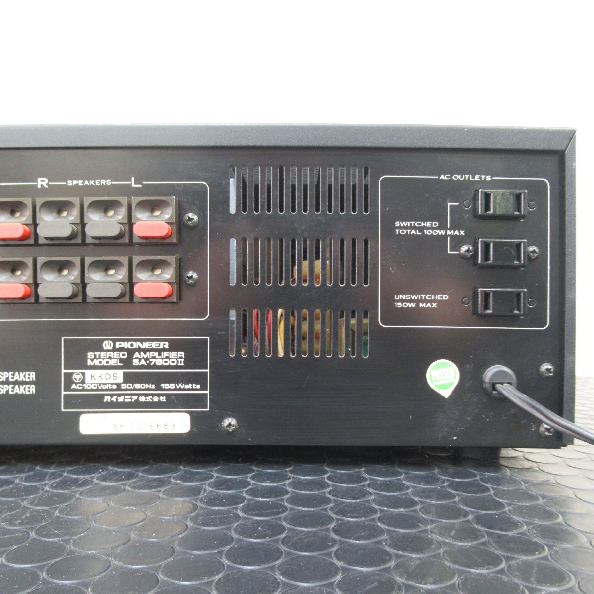 PIONEER STEREO AMPLIFIER SA-7800Ⅱ パイオニア ステレオ