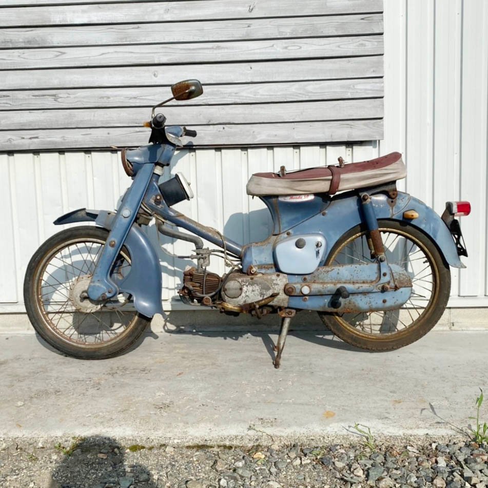 大幅にプライスダウン当時 未使用? ホンダ 昭和 c100 サイドスタンド