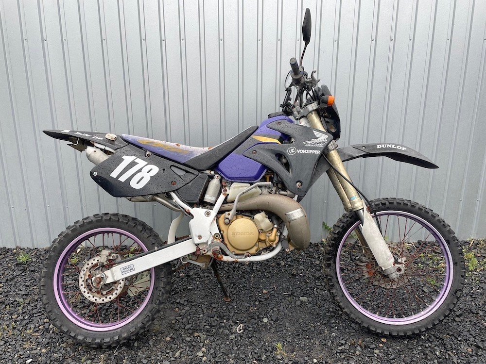 格安安い】 ヤフオク! - ホンダ CRM250R MD24 純正 シートA-217