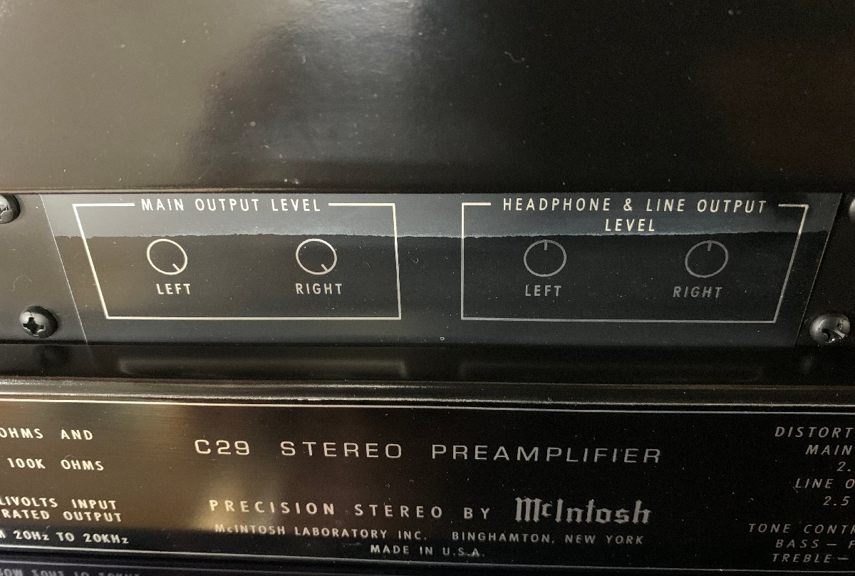 ◇秋の大感謝祭!!◇McIntosh C29/c-29 プリアンプ・ステレオプリアンプ