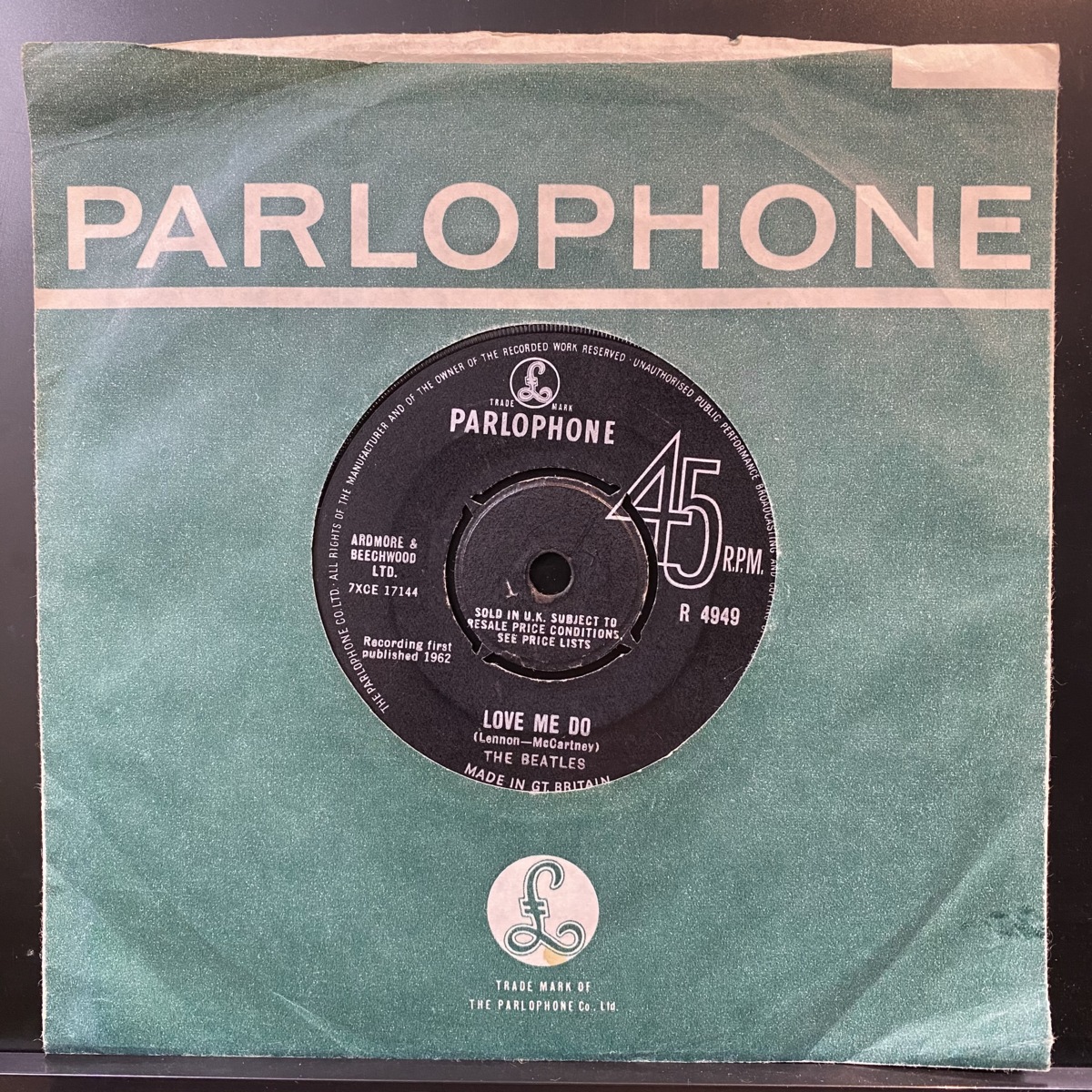 レコード UK盤 パーロフォンラベル サージェントペパーズ
