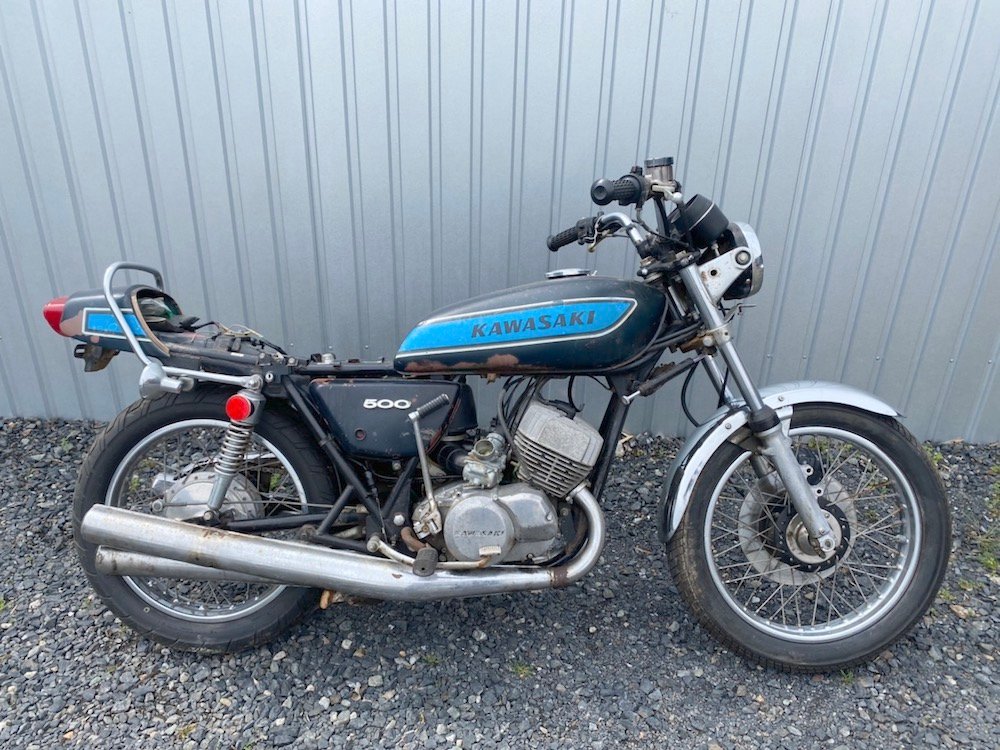 カワサキ　500SS フロントフェンダー KAWASAKI 500SS フロントフェンダー - メルカリ