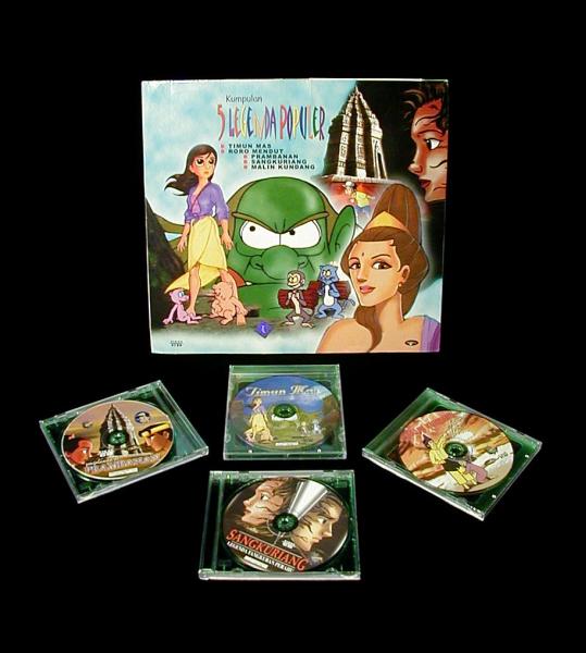  Indonesia * сказка & легенда аниме VCD(C)6 листов комплект 