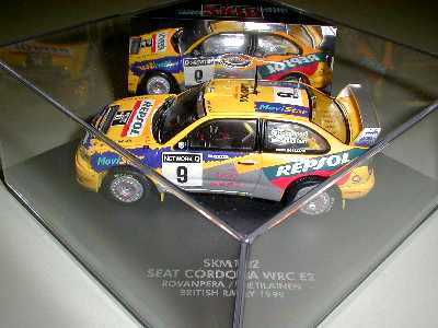 SKID 1/43 SEAT セアト CORDOVA コルドバ NO9 E2 WRC ブリテッシュ 1999