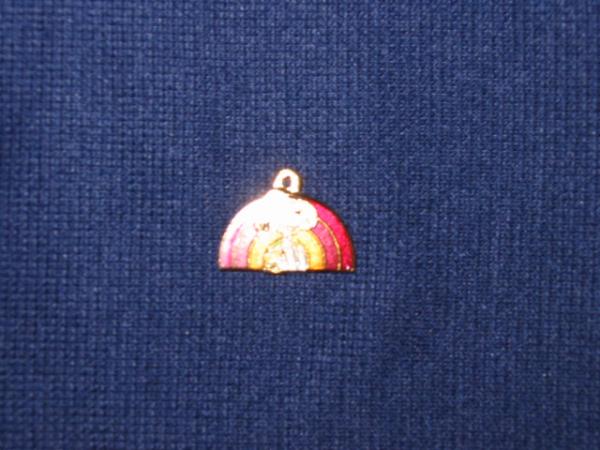 SNOOPY スヌーピー　ペンダントヘッド　レインボー　AVIVA