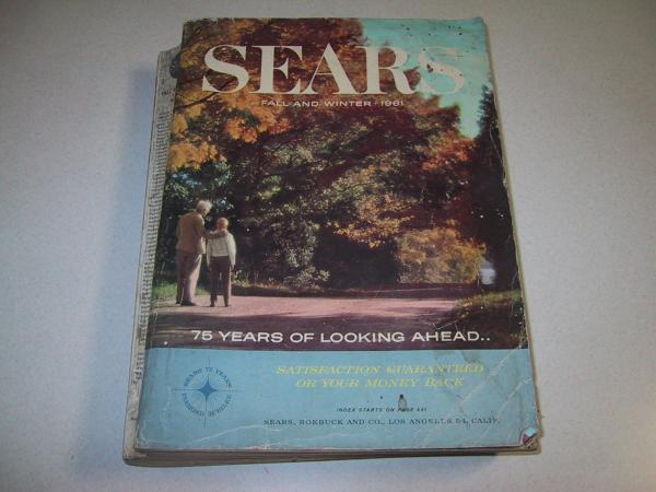 米国　Sears　シアーズカタログ　１９６１年 秋冬号　昭和３６年