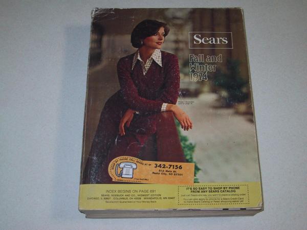 米國　Sears　シアーズカタログ?。保梗罚茨?秋冬號　昭和４９年