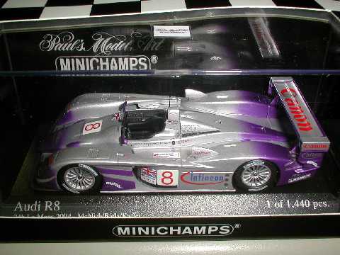 PMA 1/43 Audi アウディR8 NO8 ルマン 2004