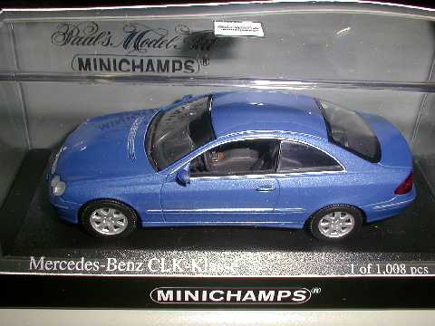 PMA 1/43 Mercedes メルセデス Benz ベンツCLKクーペ 2002 (ブルーM)_画像1