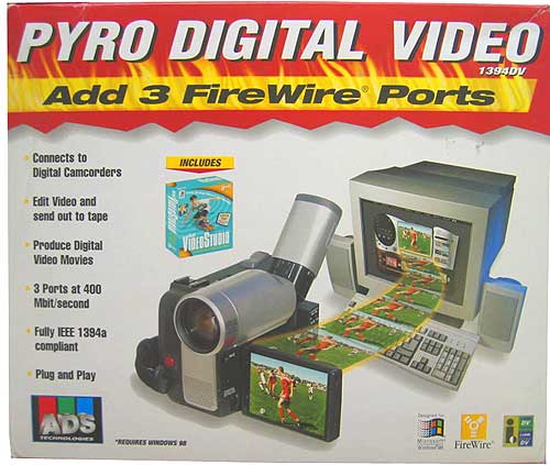  новый старый товар PYRO цифровой видео, 3 FireWire порт 