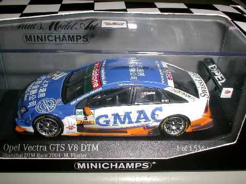 PMA 1/43 OPEL ベクトラGTS V8 NO3 GMAC DTM 2004 M.Fassler