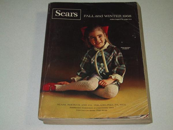 【正規品直輸入】 Sears 米国 シアーズカタログ 昭和43年 秋冬号 1968年 モノ・トレンド情報