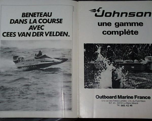フランス 1980・パワーボート・パリ6時間耐久レース・プログラム_画像2