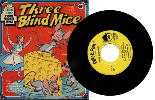 「THREE BLIND MICE」英語の歌レコード_画像1