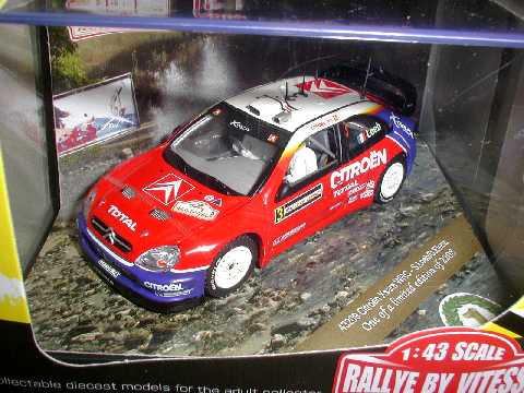 ビテス 1/43 CITROEN シトロエン Xsara クサラ NO3 WRC トルコウイナー 2004_画像1