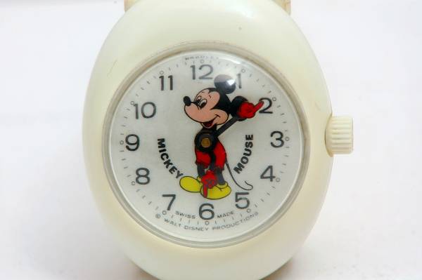 即決　74'　BRADLEY　ミッキーマウス　手巻腕時計　SWISS製　Disney　ブラッドレイ_画像2