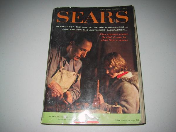【あす楽対応】 Sears 米国 シアーズカタログ 昭和37年 秋冬号 1962年 モノ・トレンド情報
