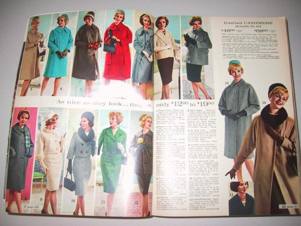 上品なファッション Sears 米国 シアーズカタログ 昭和37年 秋冬号 1962年 モノ・トレンド情報