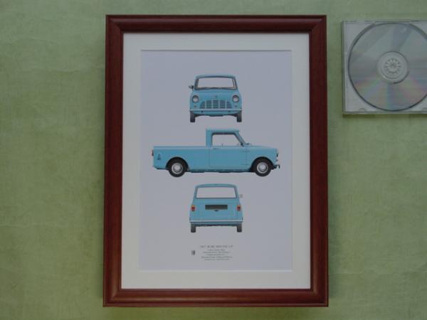 *1967BLMC Mini pick up * картина 30*MiniPic-up