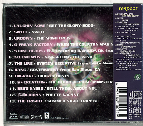 respectVol.1/LAUGHIN*NOSE/SWELL ширина .ichi van S*CREATERS/DANG