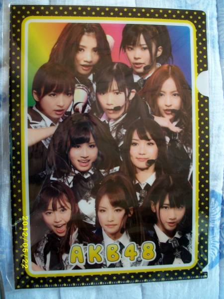 ★AKB48 クリアファイル2枚セット【新品！】_AKB48メンバークリアファイル1種