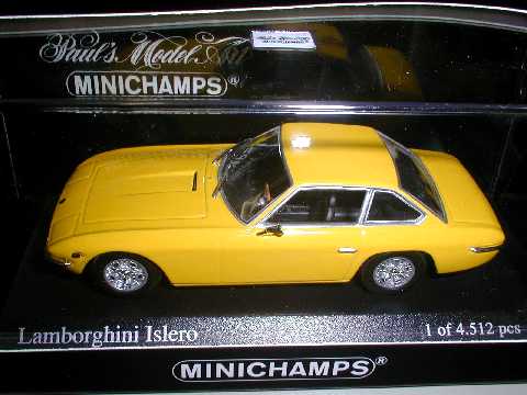 PMA 1/43 Lamborghini ランボルギーニ Islero 1968 (イエロー)