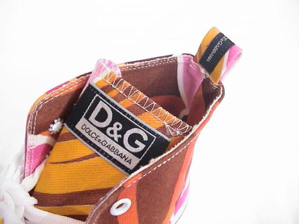 D&G* Dolce&Gabbana <8212> - ikatto * спортивные туфли * розовый *41