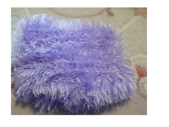 * イタリー製のネックウオーマー　ダイヤ毛糸株式会社　新品未使用　紫　パープル　着物のショールのような感じ　ふわふわとしてとても可愛_画像1