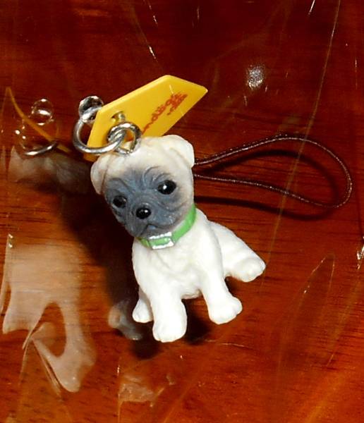 ★犬 ブルドッグ ストラップ 1個 非売品