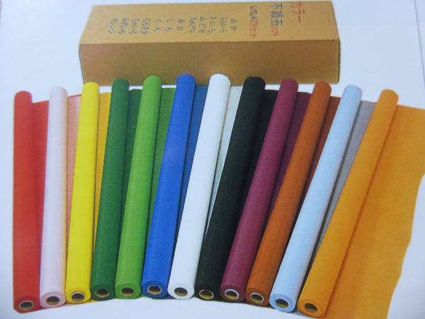 ☆制作素材☆カラー不織布12色大量セット各1m×10m☆送料 ☆制作素材☆カラー不織布12色大量セット各1m×10m☆送料