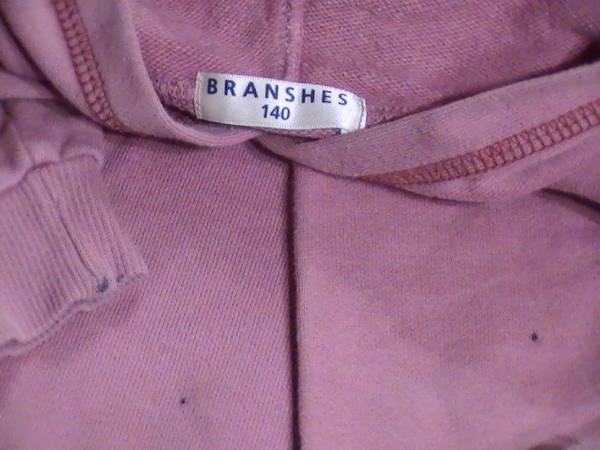 ★ BRANSHES ★ パーカ ★ 春?秋物 ★　140cm ★ ピンク ★ 
