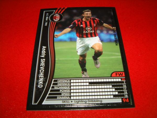 * распроданный *[WCCF 05-06 239] чёрный [ and Lee *shef чейнджер ko]* Milan 