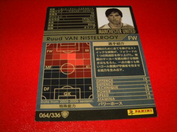 *絶版*[WCCF 05-06 064]黒[ルート?ファン?ニステルローイ]