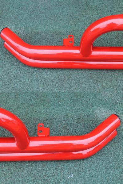  Jeep TJ Wrangler передний бампер RED красный JEEP TJ Wrangler новый товар Chrysler оригинальная опция товар 82202553 JEEP WRANGLER