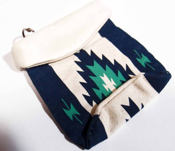 natural amerikcan spirit strap pouch /neitib pattern 