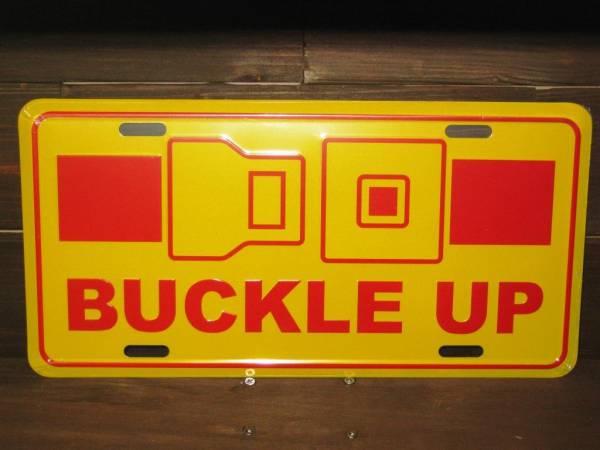  plate belt have on signboard autograph sign America seat belt 