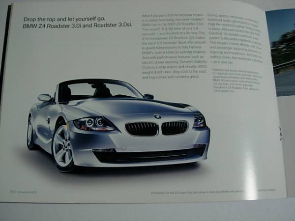 海外純正カタログ　BMW 　北米　フルラインナップ　英語　2007_画像2
