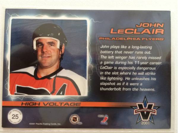 送料込NHL アイスホッケー JOHN LECLAIR 013/199_画像2