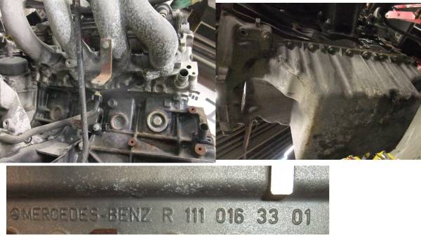  Benz V Class W638 engine body V230 99 year 1118 part removing car 