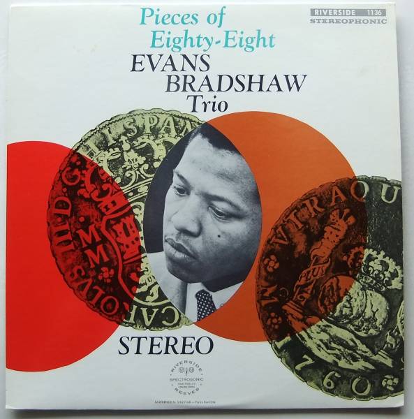 【レビューを書けば送料当店負担】 ◆ EVANS BRADSHAW Trio / Pieces of Eighty Eight ◆ Riverside RLP-1136 (black:BGP) ◆ V ジャズ一般